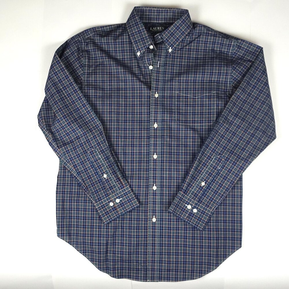 Ralph Lauren Long Sleeve Button Down Men's Dress Shirt Size 16.5 34/35
